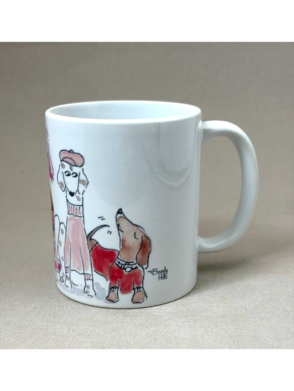 Posh Pooch 90210 Coffee Mug Only in Beverly Hills Fashion Dogs Ceramic Cup 11 oz